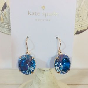 Kate Spade Rise and Shine Aqua Blue Earrings